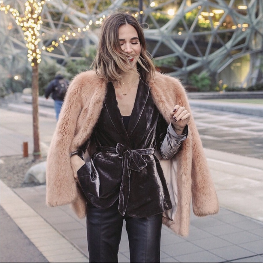 Velvet blazer